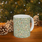 Ceramic Mug inspired in an Arts & Crafts pattern by William Morris & Co. called Bird & Pomegranate Collection (Parchment)
