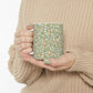Ceramic Mug inspired in an Arts & Crafts pattern by William Morris & Co. called Bird & Pomegranate Collection (Parchment)