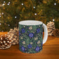 Ceramic Mug inspired by William Morris in an Arts & Crafts pattern called Compton Collection (Bluebell Cottage)