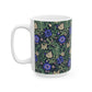 Ceramic Mug inspired by William Morris in an Arts & Crafts pattern called Compton Collection (Bluebell Cottage)