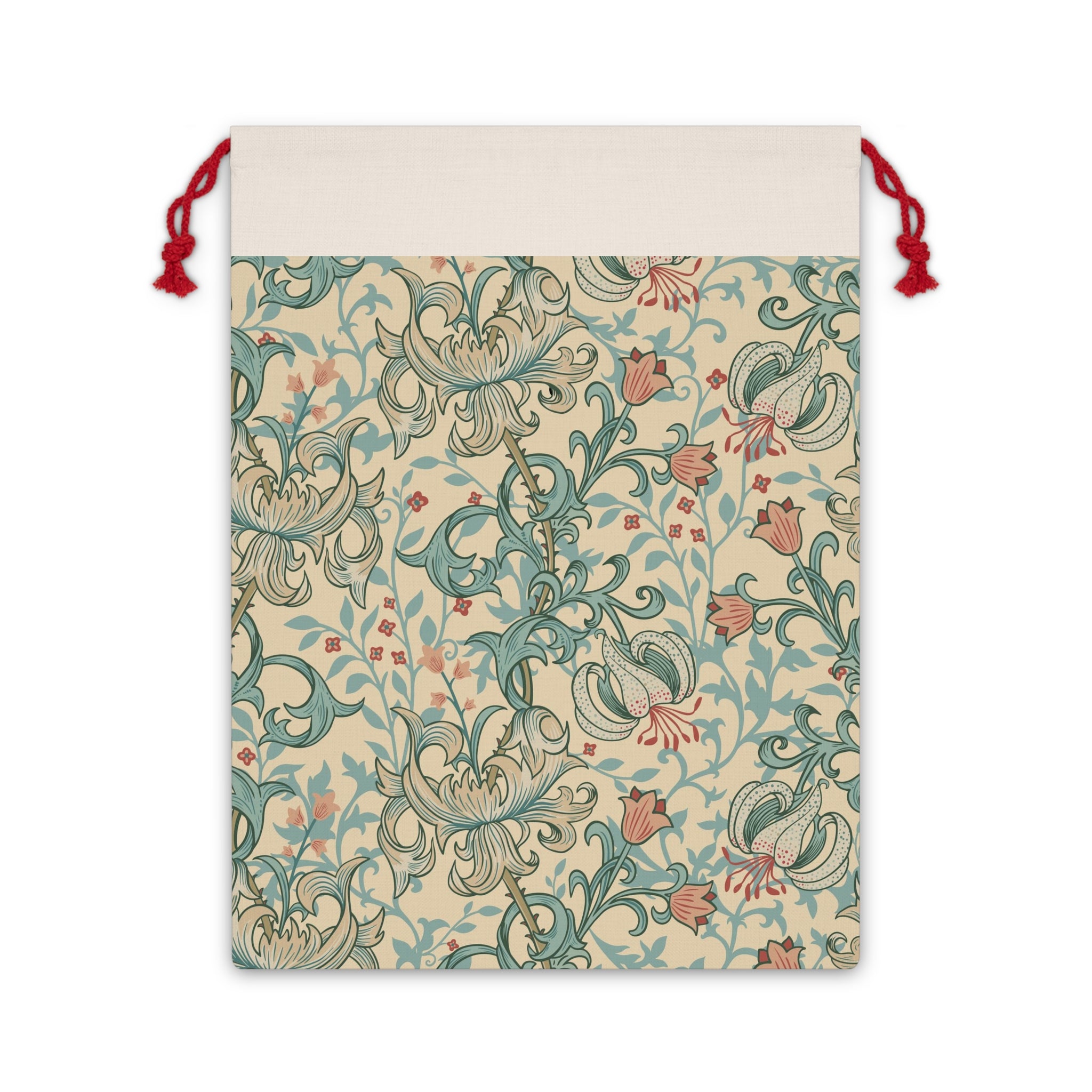 Christmas Santa Sack William Morris - Golden Lily Collection