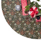 Christmas Tree Skirt inspired by William Morris & Co in a pattern called Compton Collection (Moor Cottage)