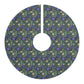 Christmas Tree Skirt by William Morris & Co in a floral pattern called Compton Collection (Bluebell Cottage)