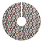 Christmas Tree Skirt by William Morris & Co in a floral pattern called Leicester Collection (Royal)