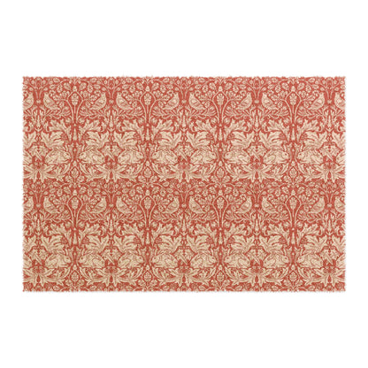 Coconut Coir Doormat inspired by William Morris & Co - Brer Rabbit Collection (Red) floral pattern