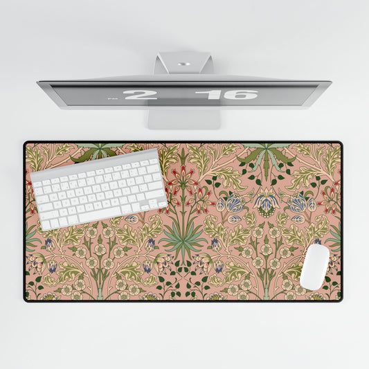 Computer Desk Mat inspired by William Morris - Hyacinth Collection (Blossom)