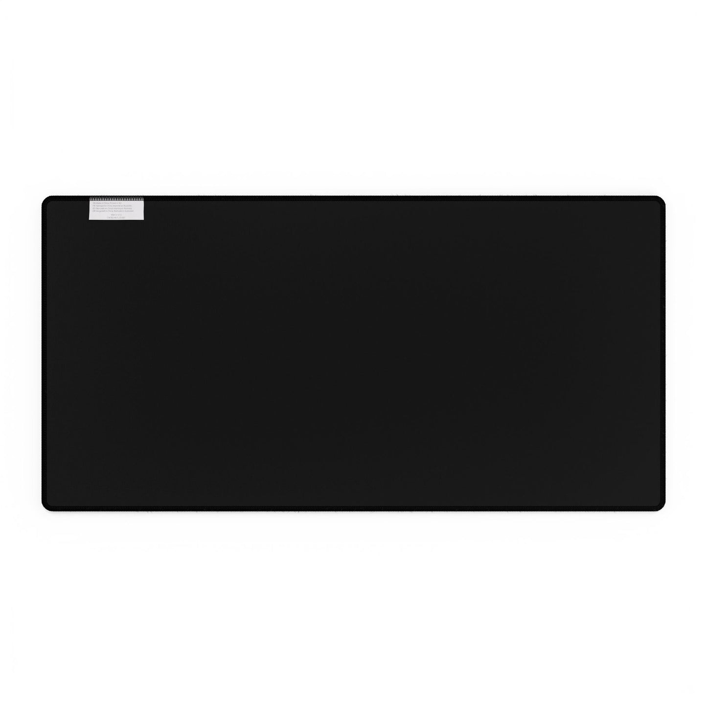 Black rectangular object on a white background