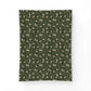 Patterned fabric with animal design on a white background