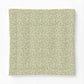 Floral patterned fabric swatch on a white background