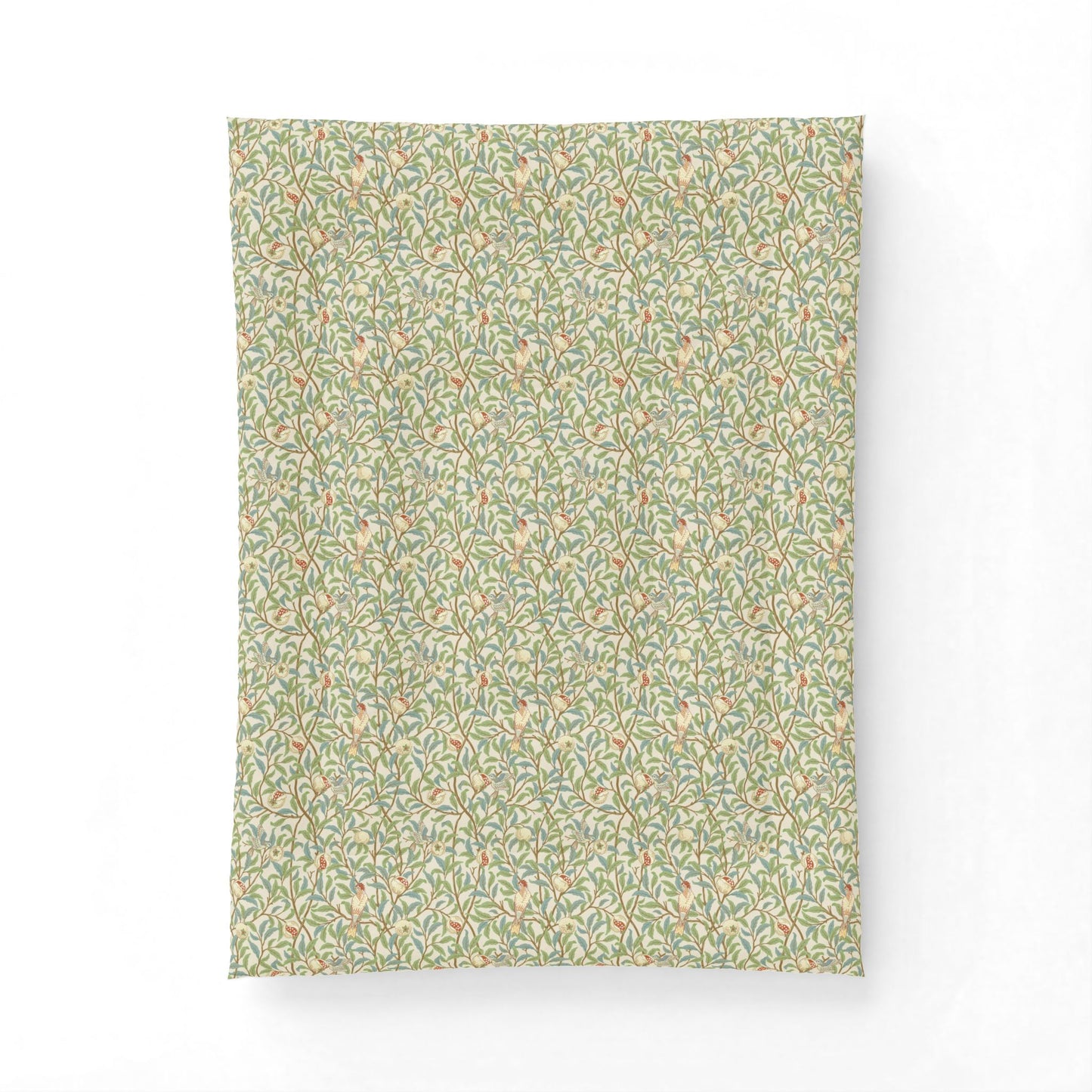 Floral patterned notebook on a white background