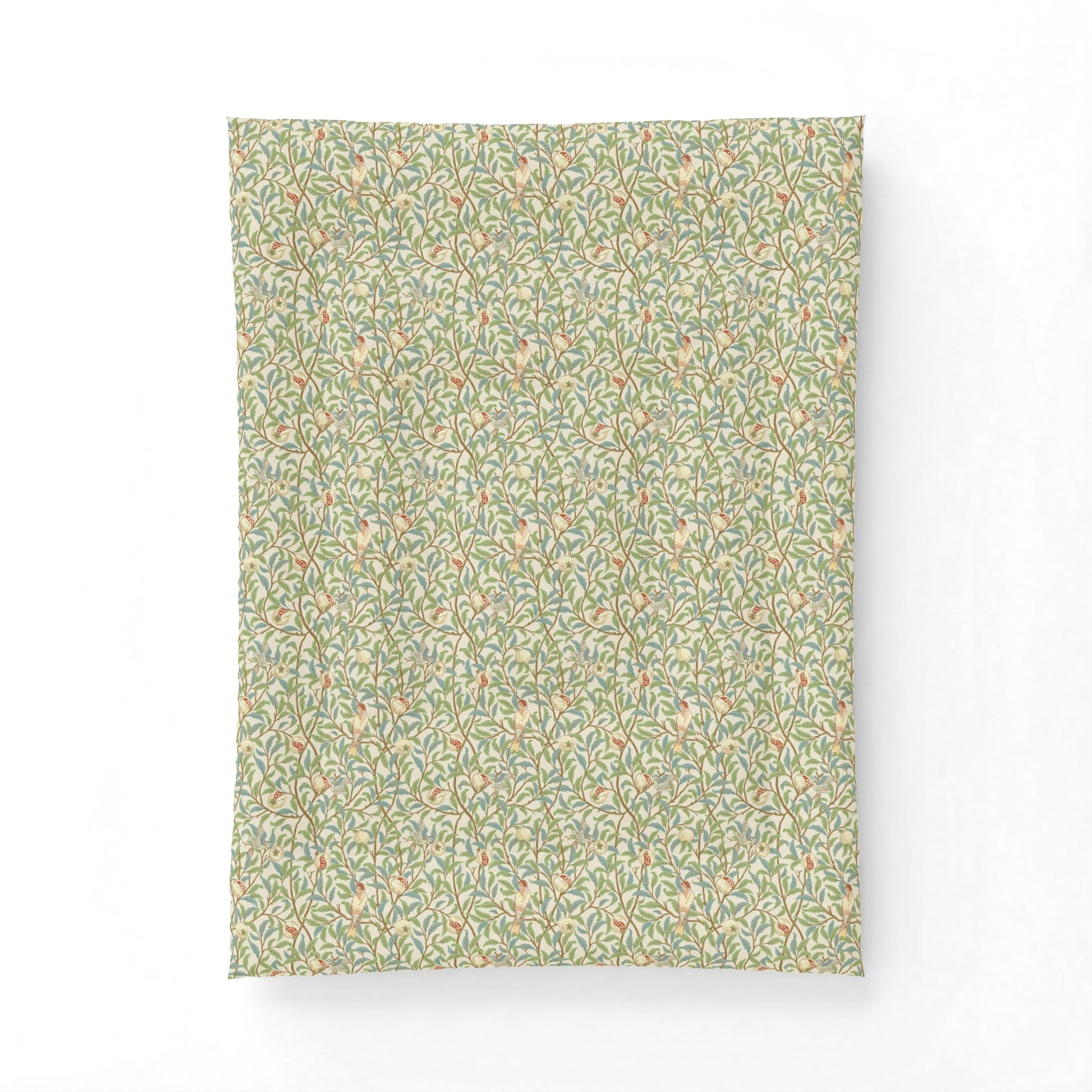 Floral patterned notebook on a white background