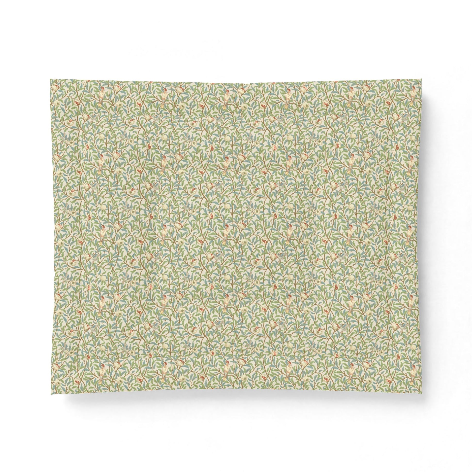 Floral patterned paper on a white background