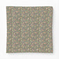 Floral patterned fabric swatch on a white background
