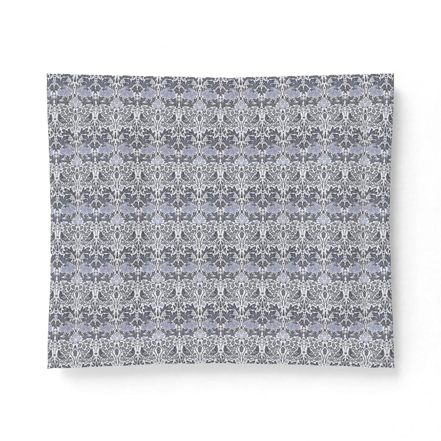 Patterned fabric swatch with a geometric design on a white background