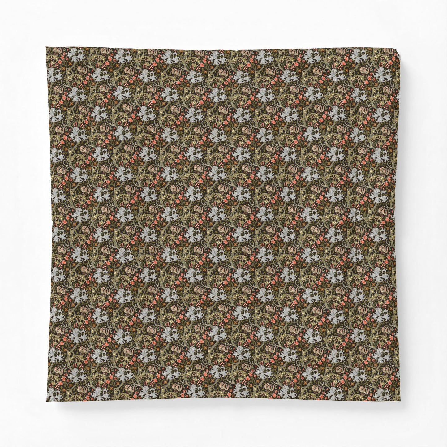 Cotton Comforter inspired by William Morris - Golden Lily Collection (Midnight)