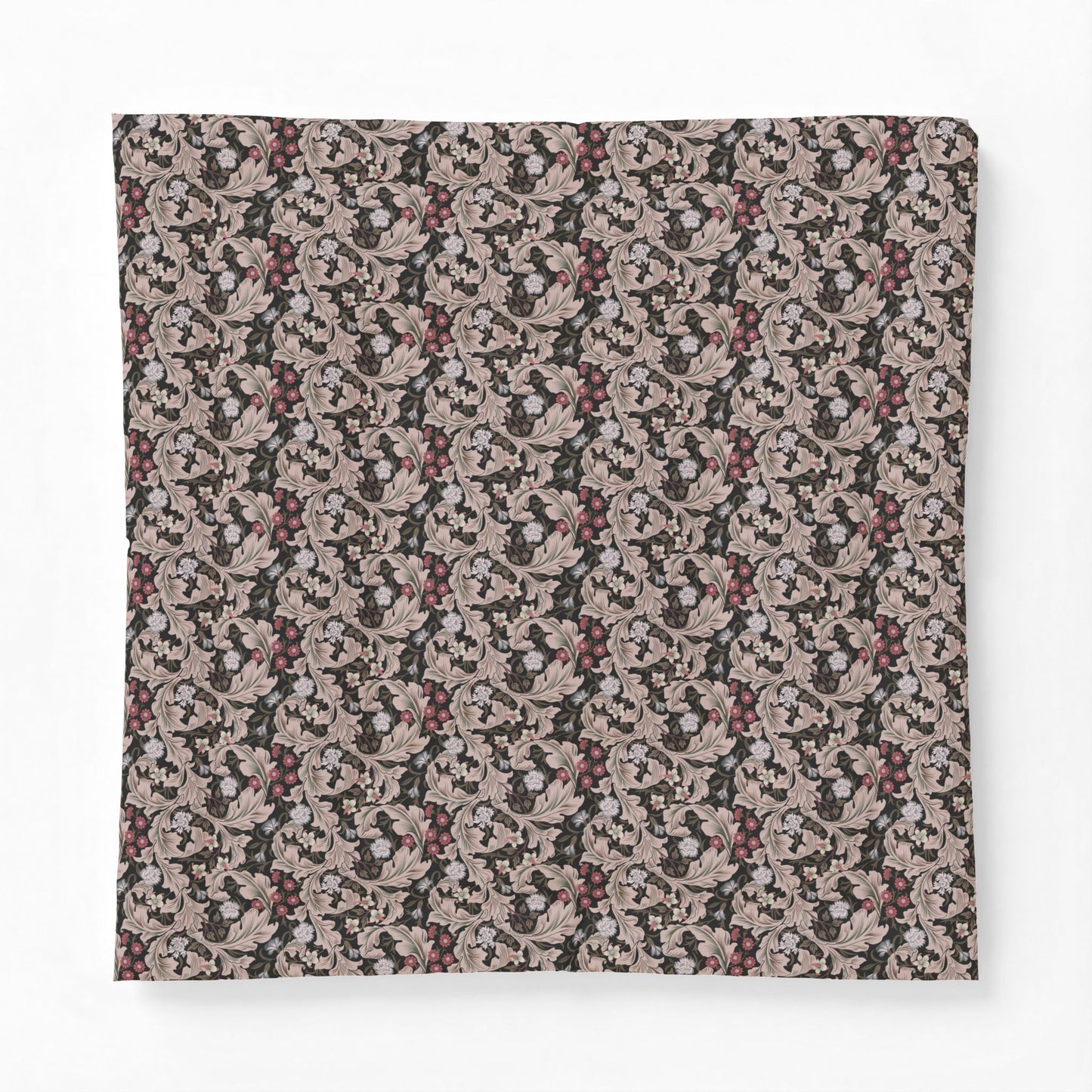 Textured fabric square with a subtle pattern on a white background