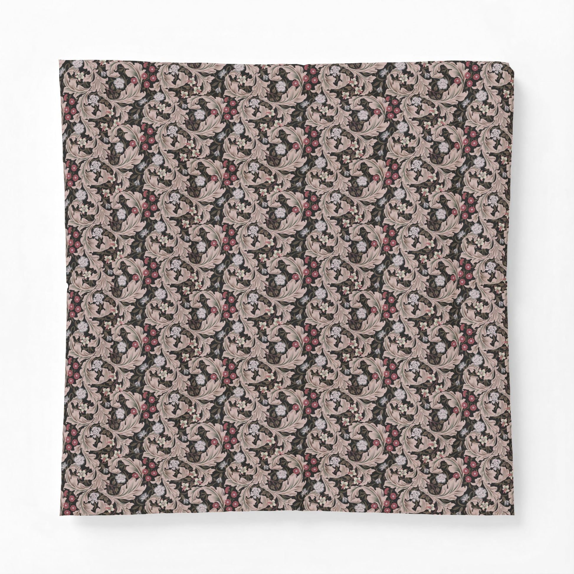 Textured fabric square with a subtle pattern on a white background