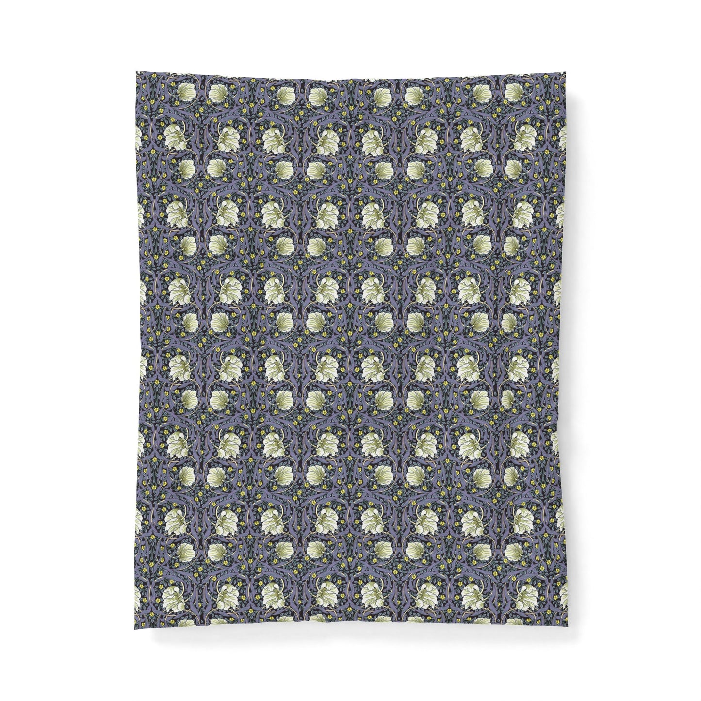 Floral patterned fabric swatch on a white background
