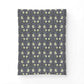 Floral patterned fabric swatch on a white background