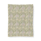 Patterned fabric swatch on a white background