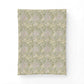 Patterned fabric swatch on a white background