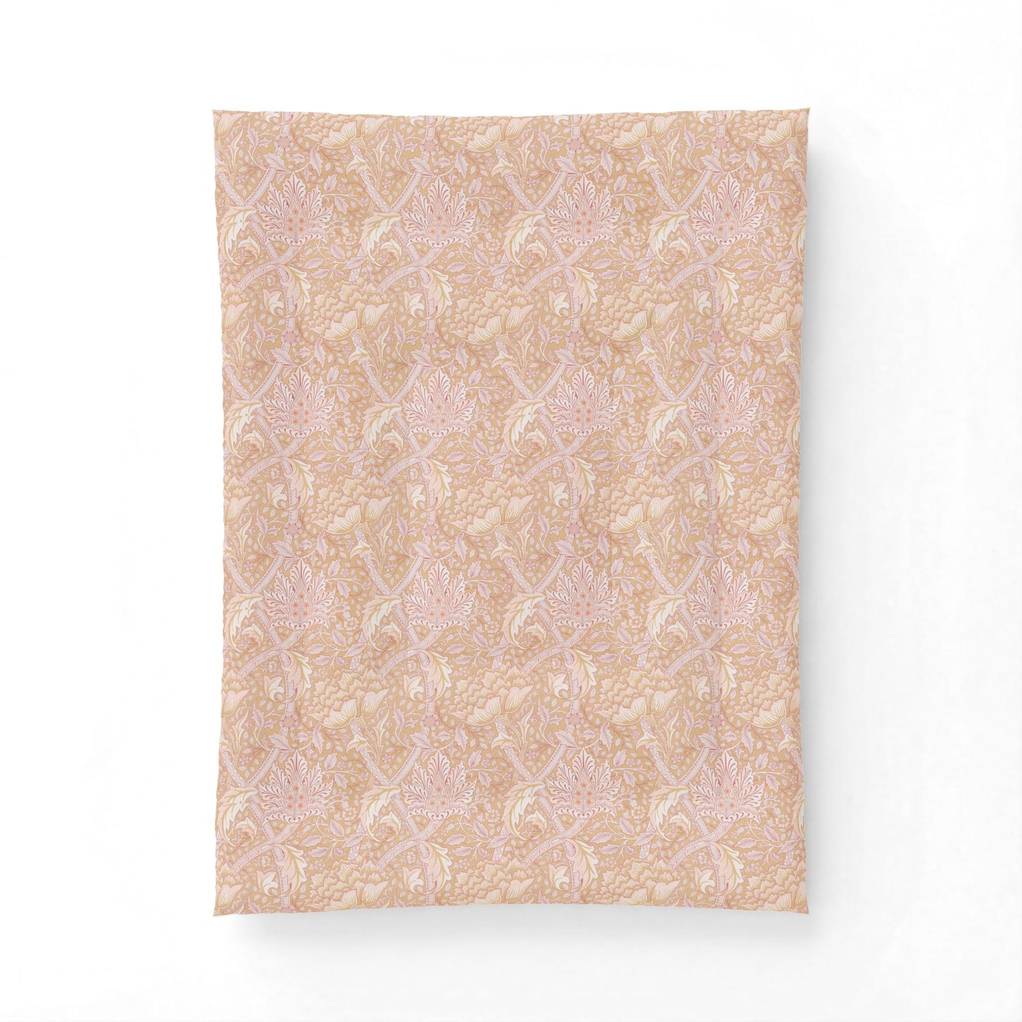 Beige patterned paper on a white background