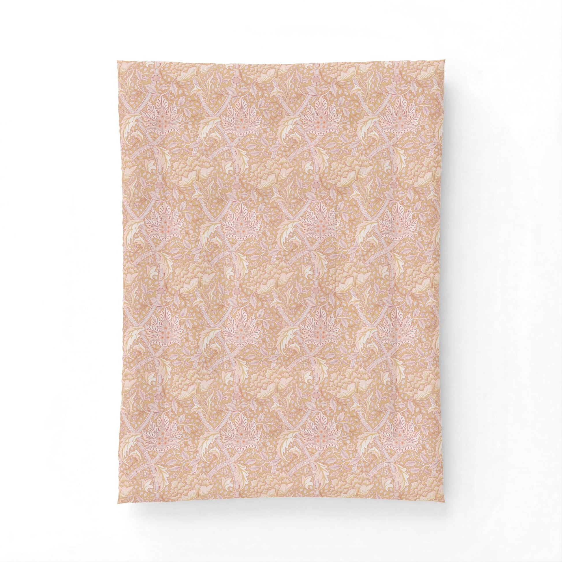Beige patterned paper on a white background