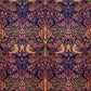 Decorative fabric with intricate floral and bird pattern
