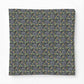 Floral patterned fabric swatch on a white background