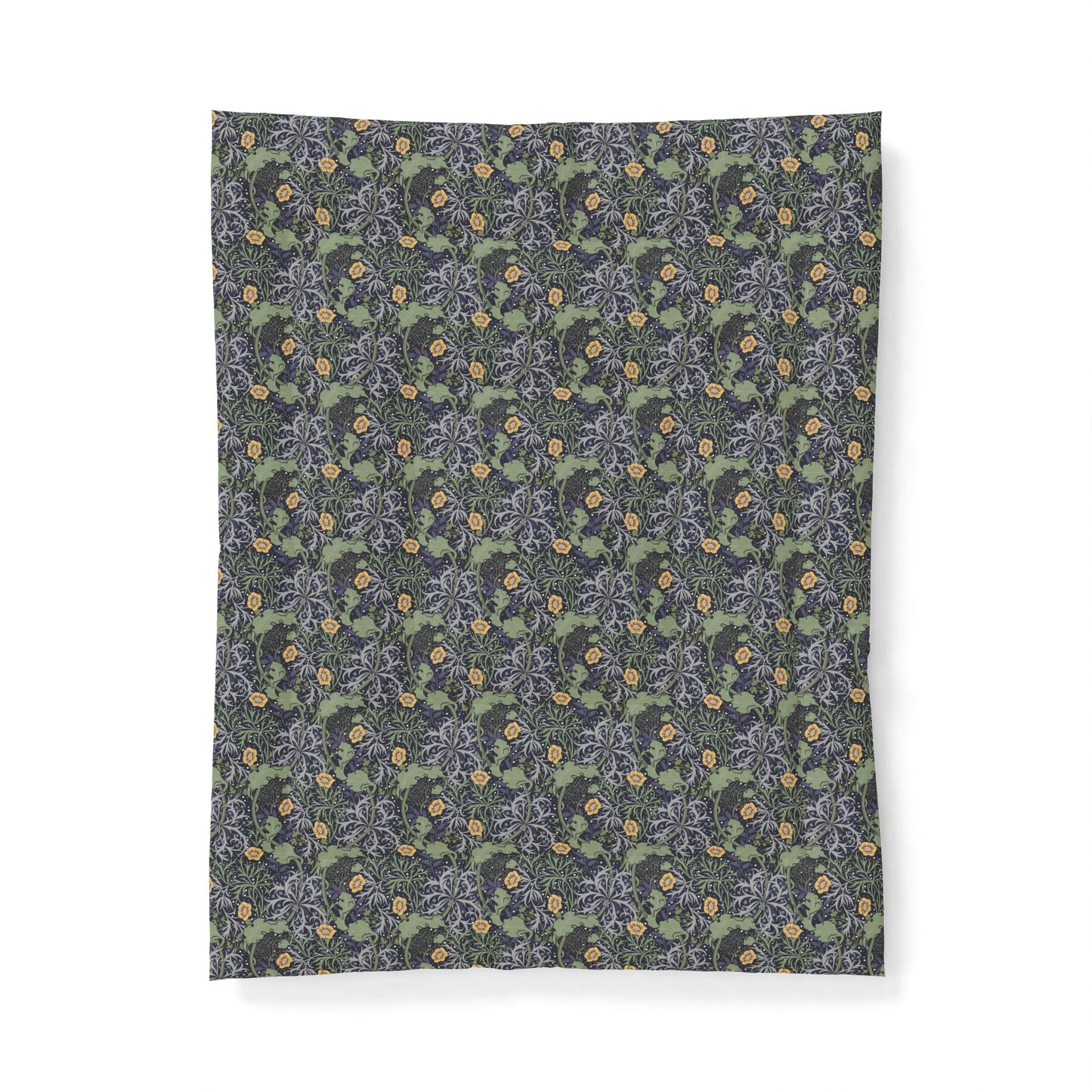Patterned fabric swatch on a white background