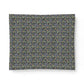 Floral patterned fabric swatch on a white background