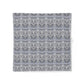 Patterned cotton fabric duvet cover on a white background