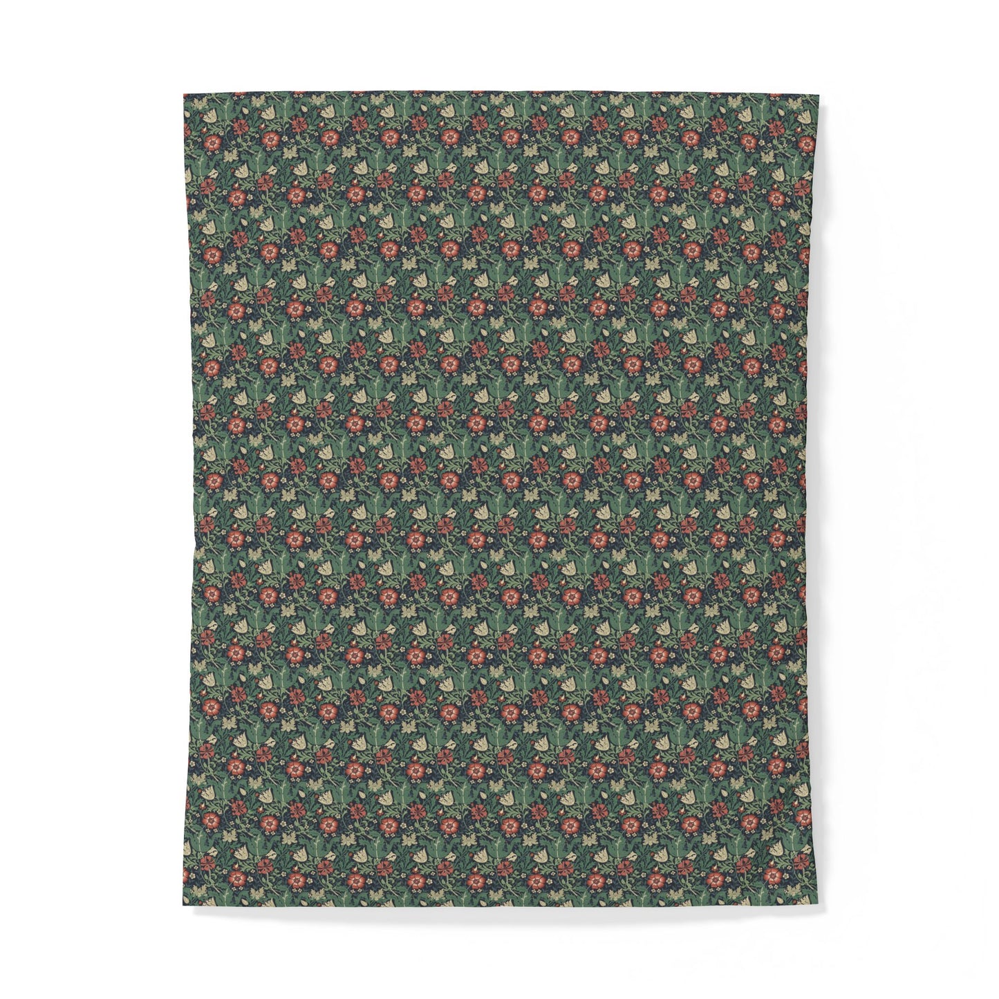 Cotton Duvet Cover inspired by William Morris & Co in a pattern called Compton Collection (Hill Cottage)