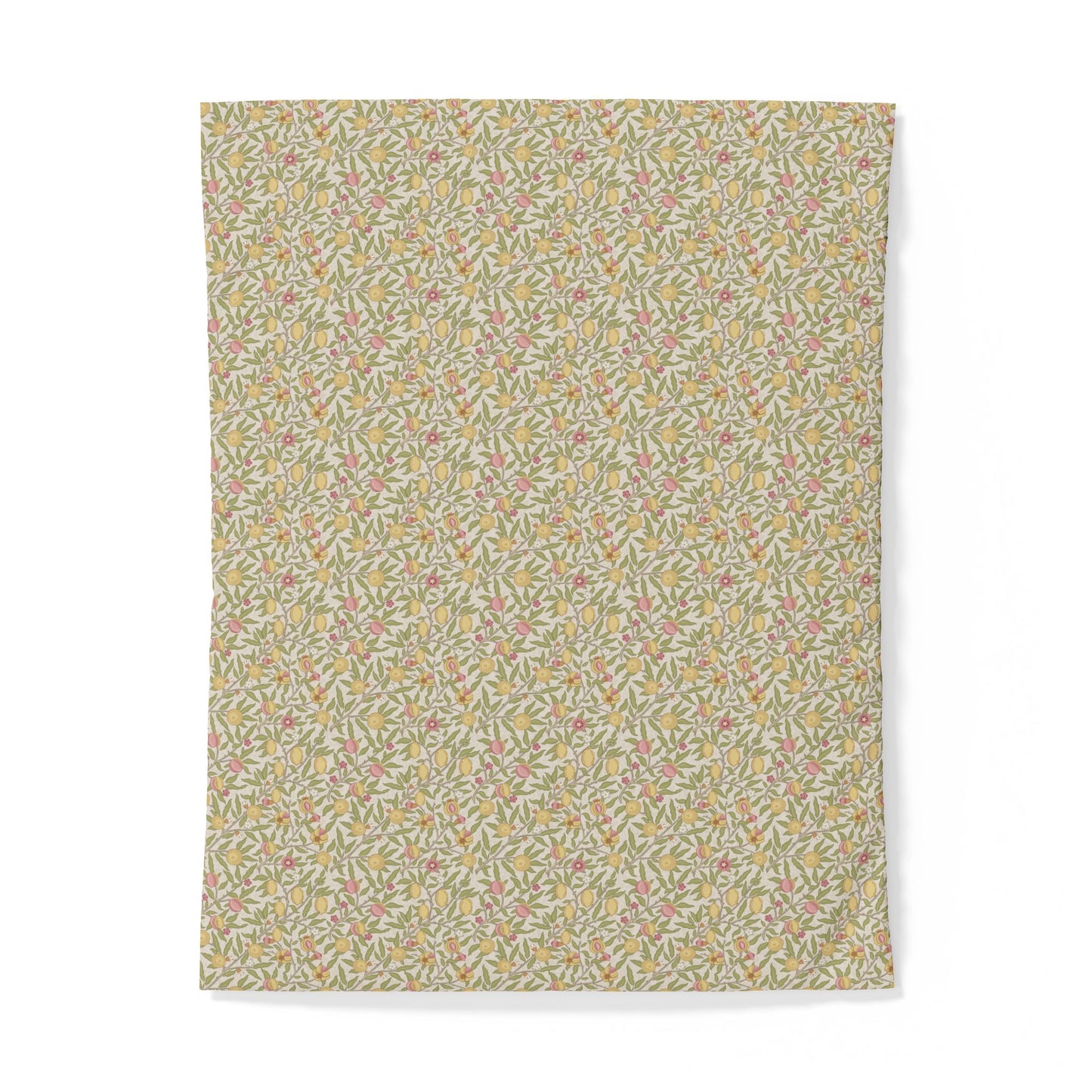 Floral patterned paper on a white background