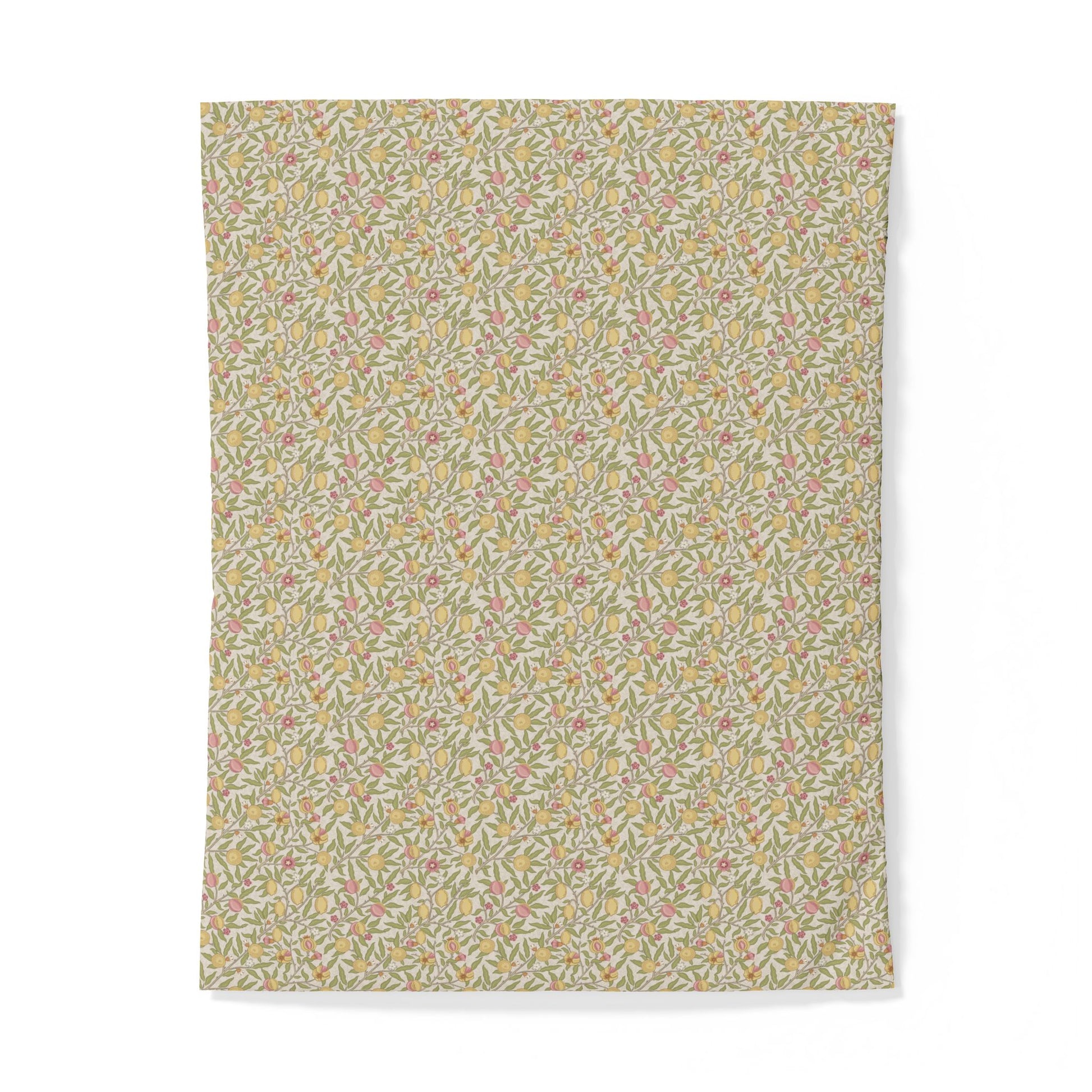 Floral patterned paper on a white background