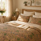 Cotton Duvet Cover inspired by William Morris - Hyacinth Collection (Blossom)