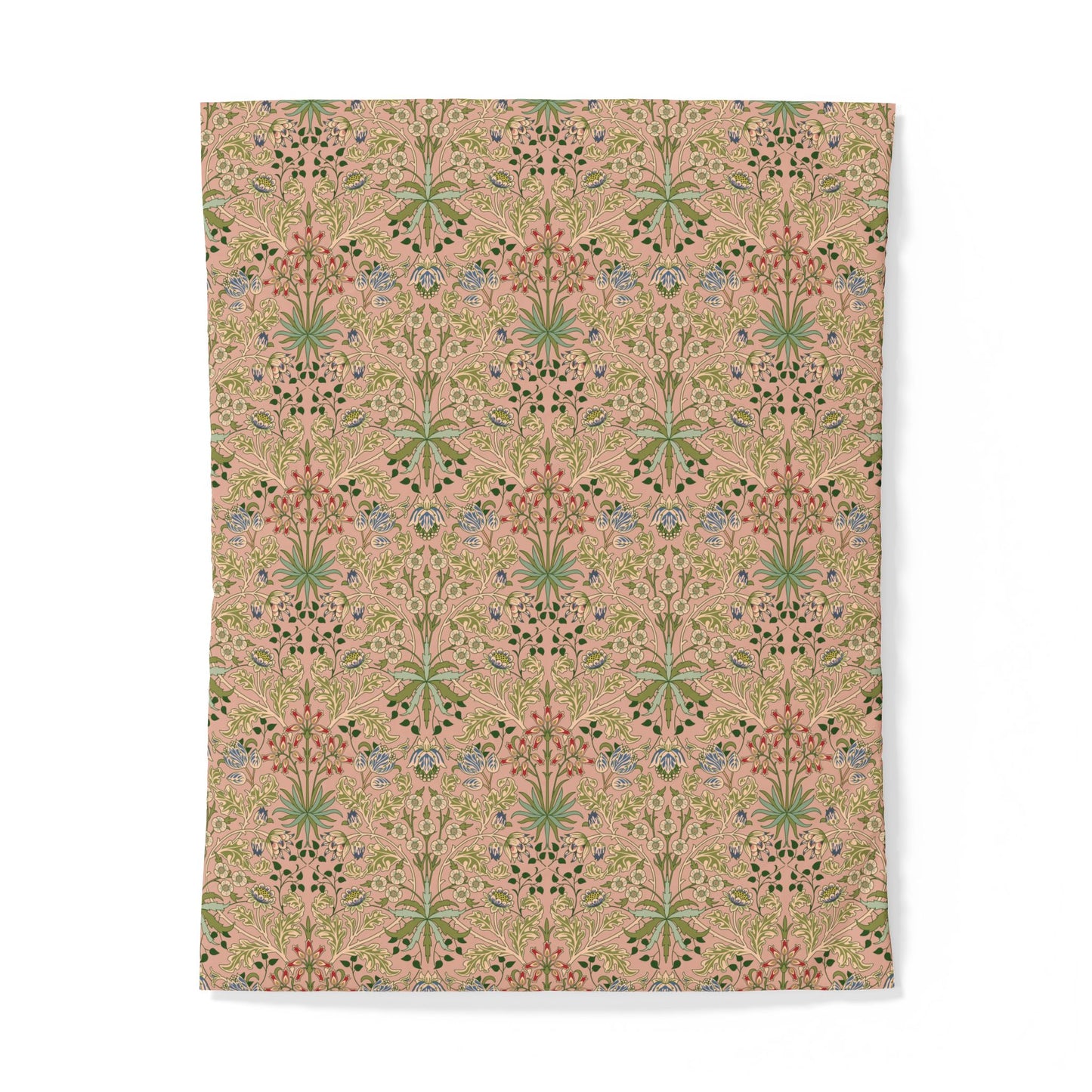 Floral patterned notebook on a white background