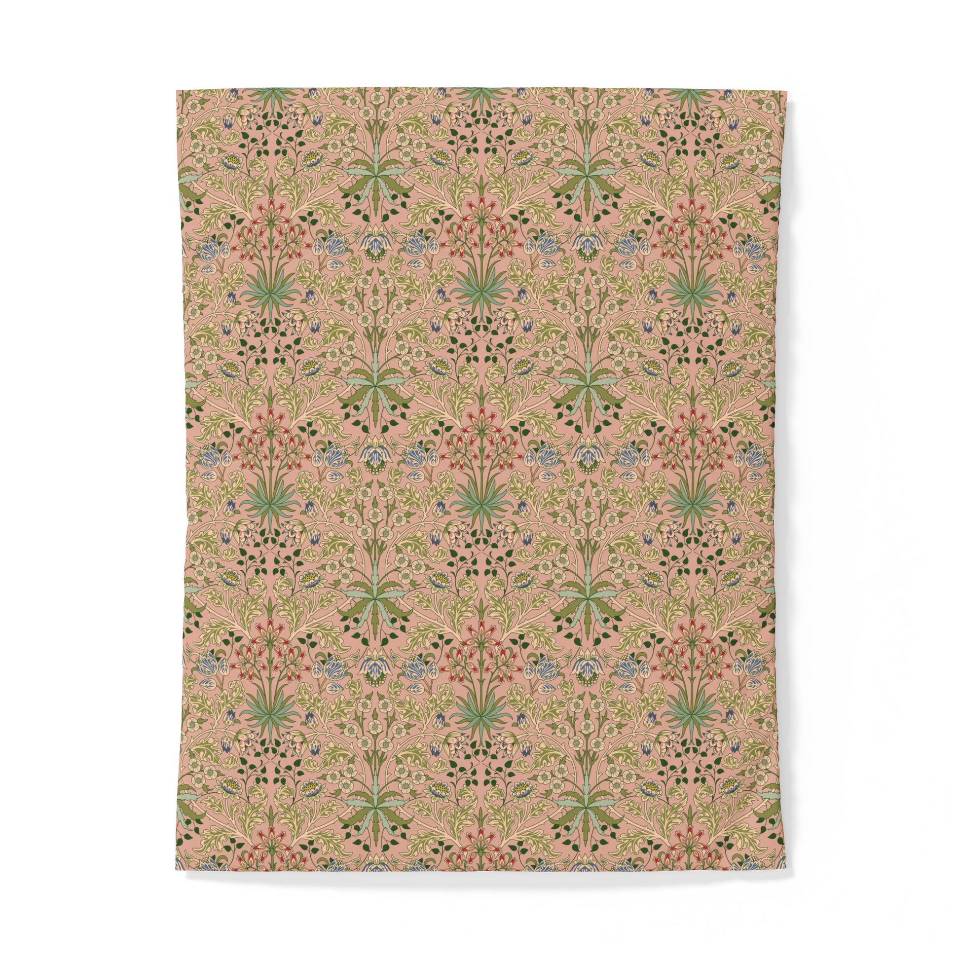 Floral patterned notebook on a white background