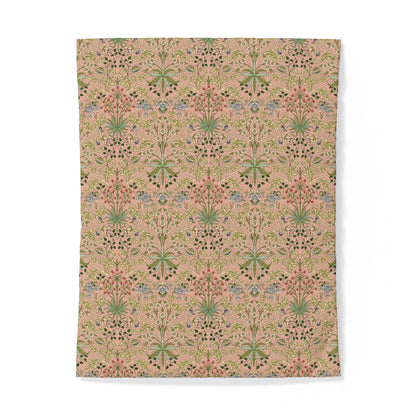 Floral patterned notebook on a white background