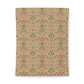 Floral patterned notebook on a white background