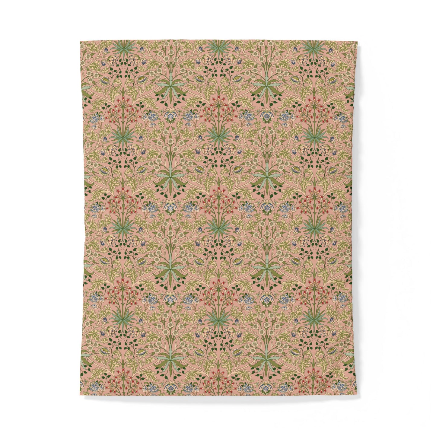 Floral patterned notebook on a white background