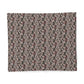 Floral patterned cotton duvet cover on a white background