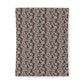 Patterned cotton fabric duvet cover on a white background