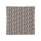 Floral patterned fabric duvet cover on a white background