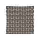 Patterned cotton fabric duvet cover on a white background