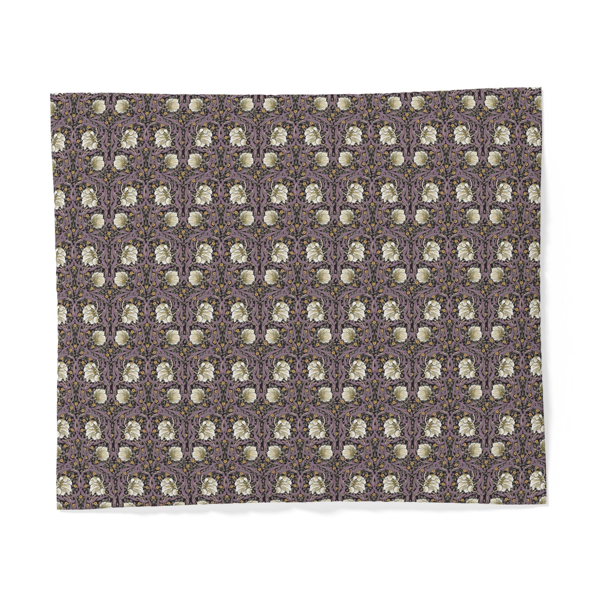 Patterned cotton duvet cover with a geometric design on a plain background