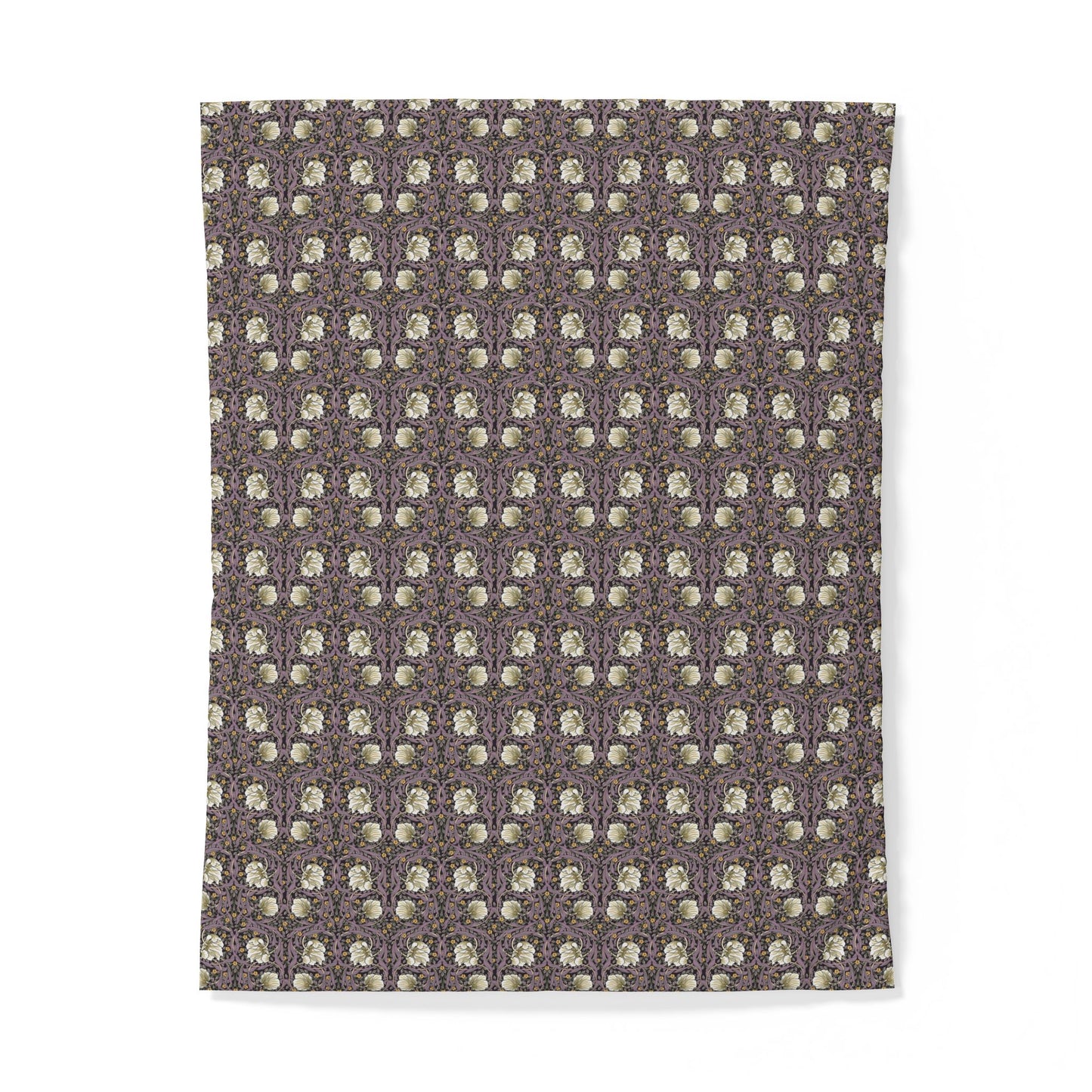 Patterned cotton fabric duvet cover on a white background