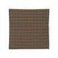 Patterned cotton fabric duvet cover on a white background