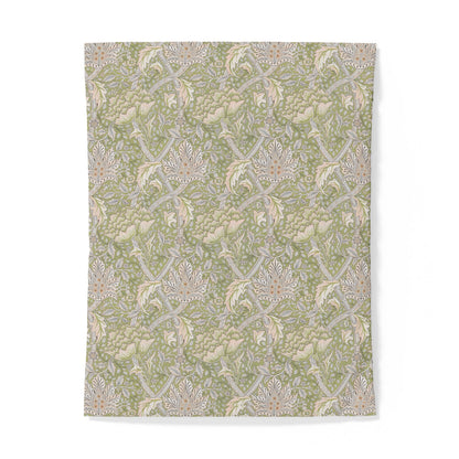 Patterned cotton duvet cover with decorative design on a white background