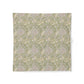 Patterned fabric swatch on a white background